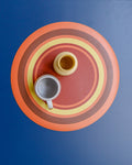 Tovaglietta rotonda colorata e originale Round Flower Poppy