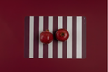 Tovaglietta Stripes Chic Bordeaux