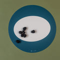 Tovaglietta rotonda colorata e originale Round Eclipse Blue