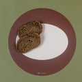 Tovaglietta rotonda colorata e originale Round Eclipse Brown