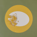 Tovaglietta rotonda colorata e originale Round Eclipse Mustard