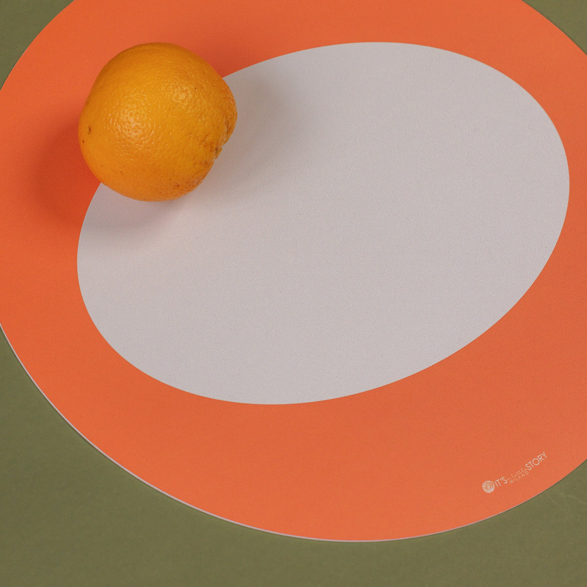 Tovaglietta rotonda Round Eclipse Orange