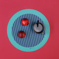 Tovaglietta rotonda colorata e originale Friendship Blue