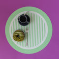 Tovaglietta rotonda colorata e originale Round Soft Green