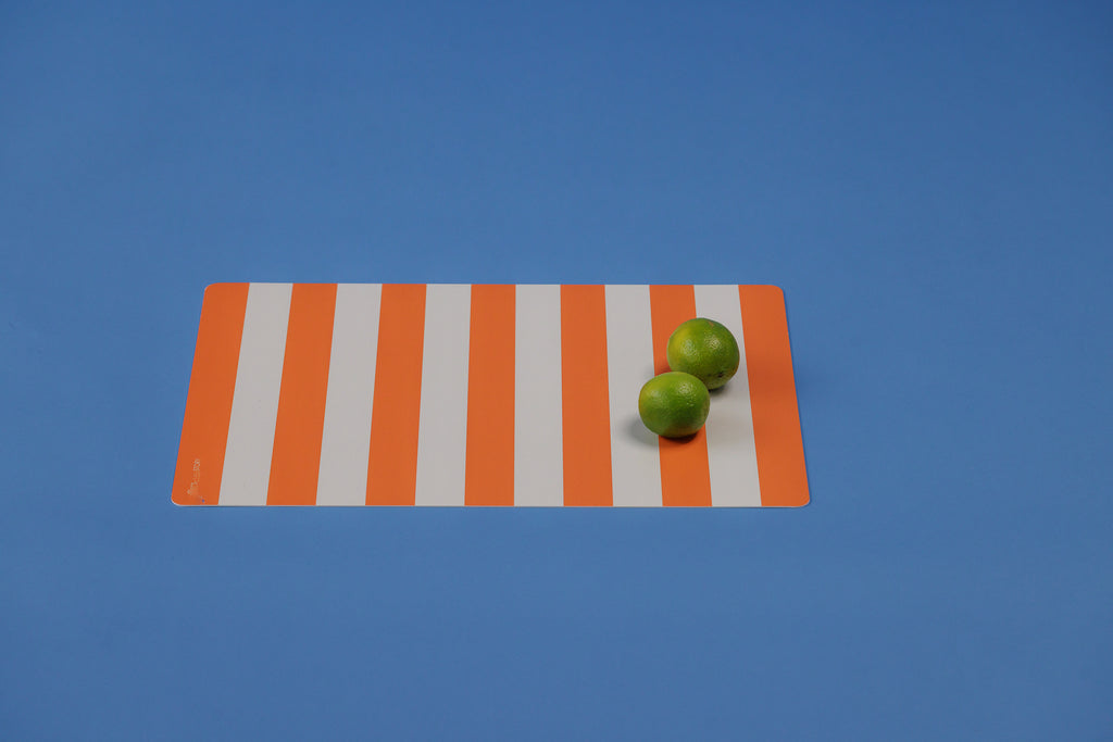 Tovaglietta Stripes Chic Orange