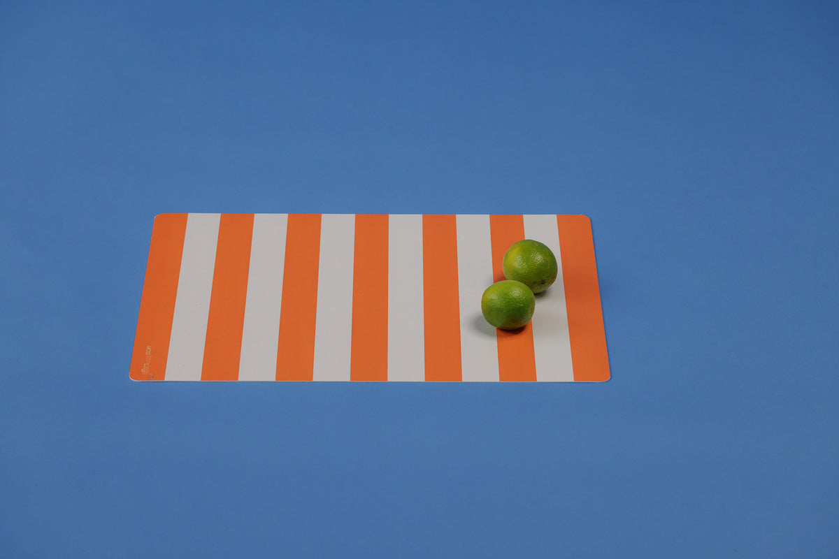 Tovaglietta Stripes Chic Orange