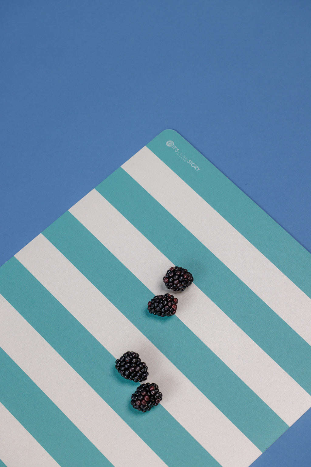 Tovaglietta Stripes Chic Turquoise