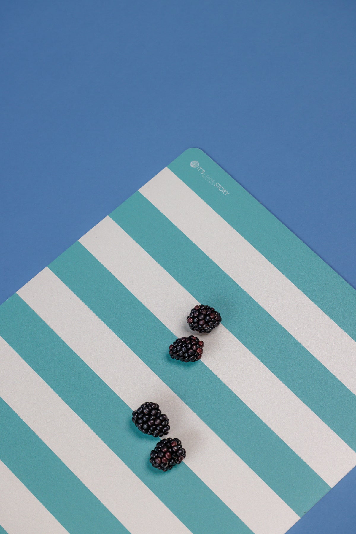 Tovaglietta Stripes Chic Turquoise