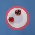 Tovaglietta rotonda colorata e originale Round Orbit Prune