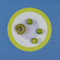 Tovaglietta rotonda colorata e originale Round Orbit Lime
