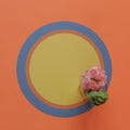 Tovaglietta rotonda colorata e originale Round Fruits Tangerine