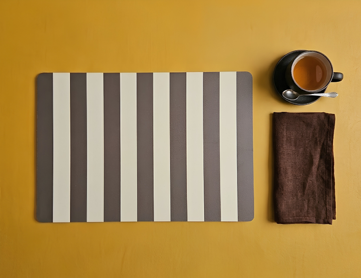 Tovaglietta Stripes Chic Greige